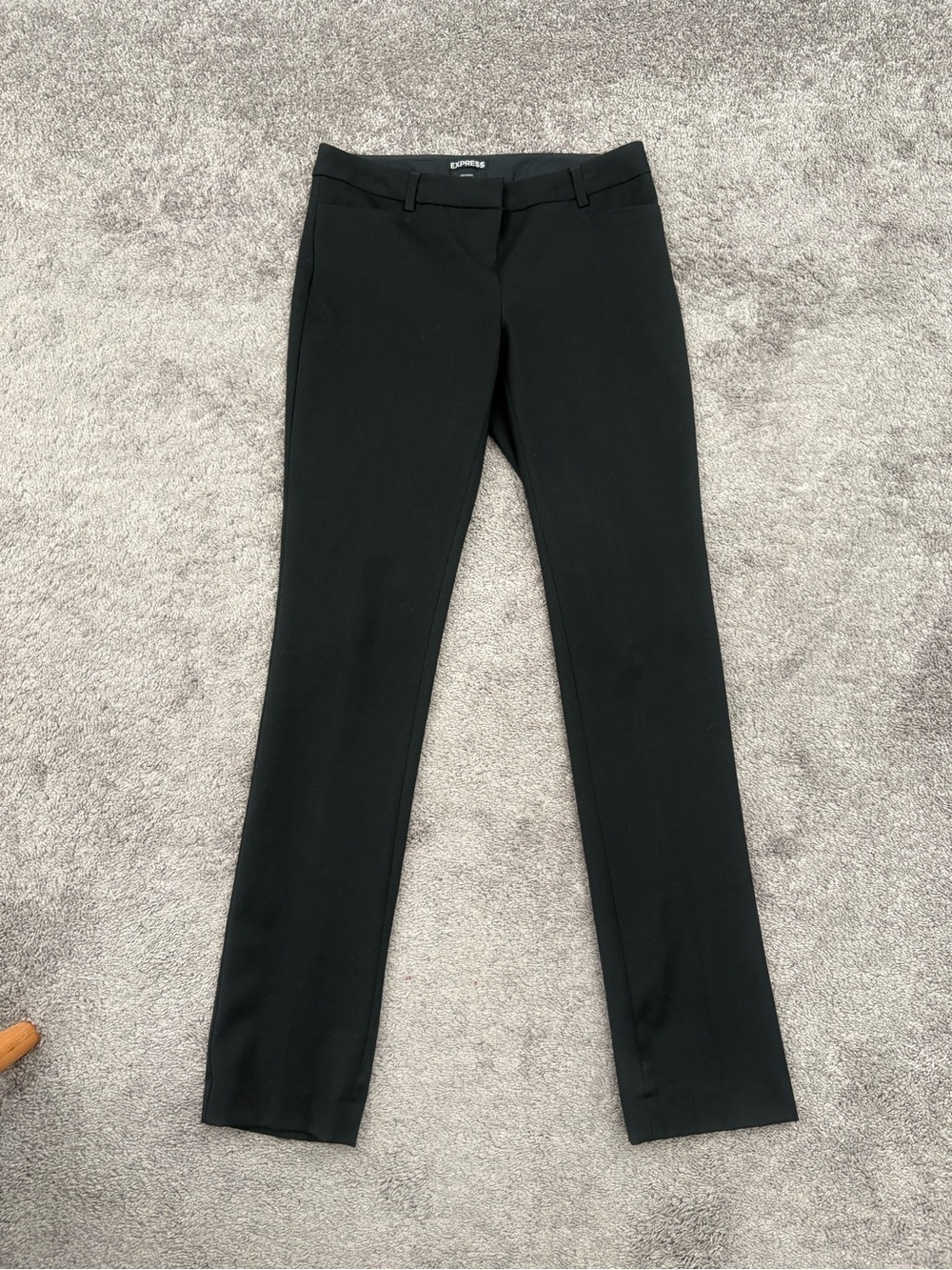 Express Black Slim Straight Dress Pants